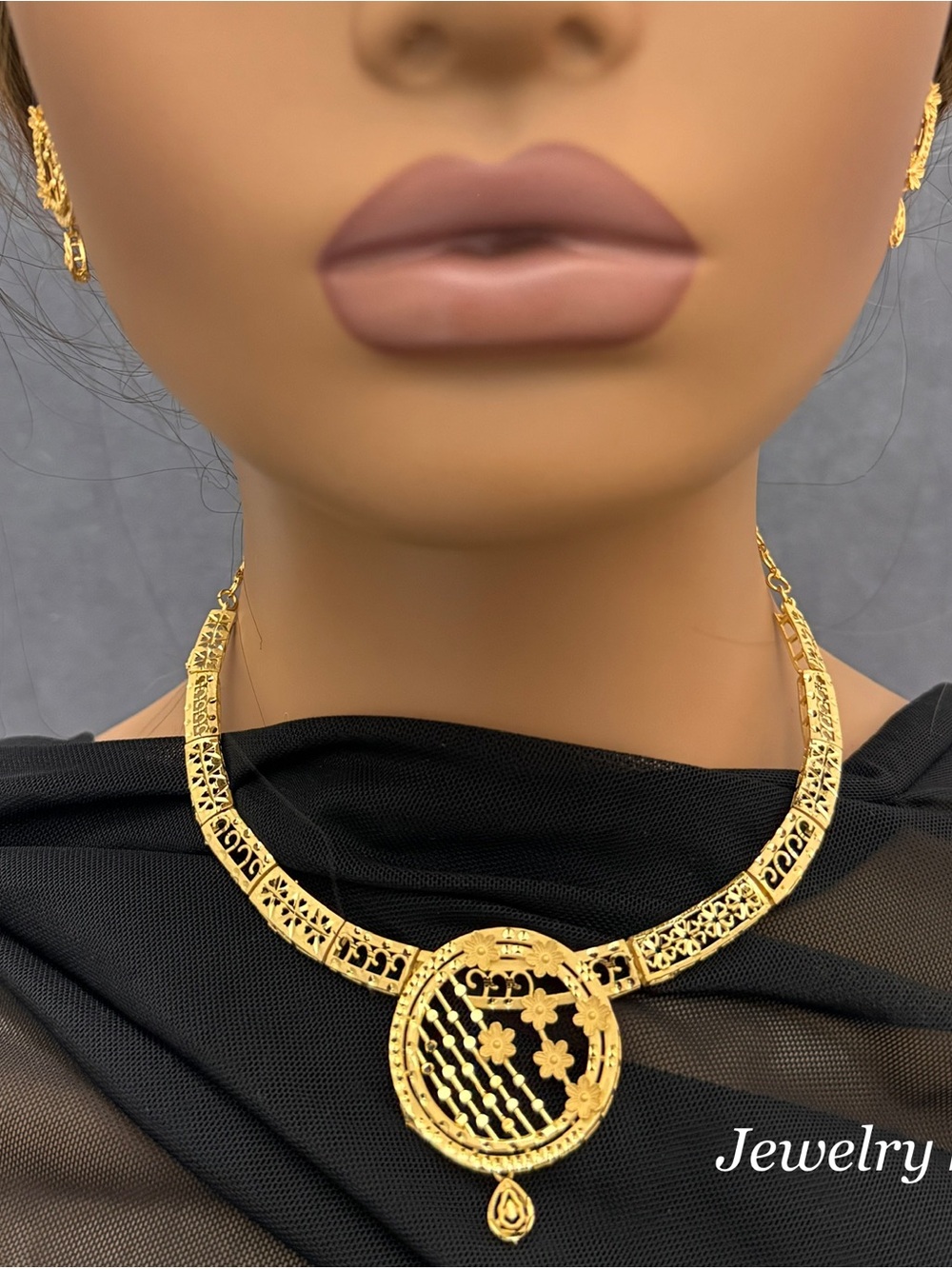 Jewelry Set, Necklace & Earrings Set for Women, Indian Jewelry, Arab Jewelry